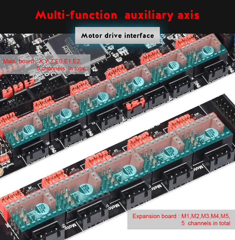 [Australia - AusPower] - BIGTREETECH M5 Expansion Board Support TMC2209 TMC5160 TMC2208 for GTR V1.0 32 Bit Control Board 2.M5 V1.0 Expansion Board 