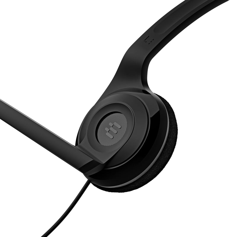 [Australia - AusPower] - Sennheiser PC 5 Chat - Headset for Internet Communication, E-Learning and Gaming - Noise Cancelling Microphone, Casual Gaming Lightweight, high Comfort, Minimalistic, Black 