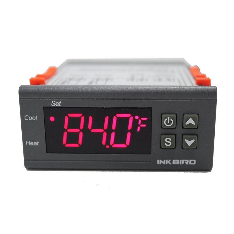 [Australia - AusPower] - Inkbird Dual Stage DV 12V Digital Temperature Controller Fahrenheit Thermostat Heating and Cooling for Homebrewing Brew Fermenter Fridge Incubator Greenhouse 