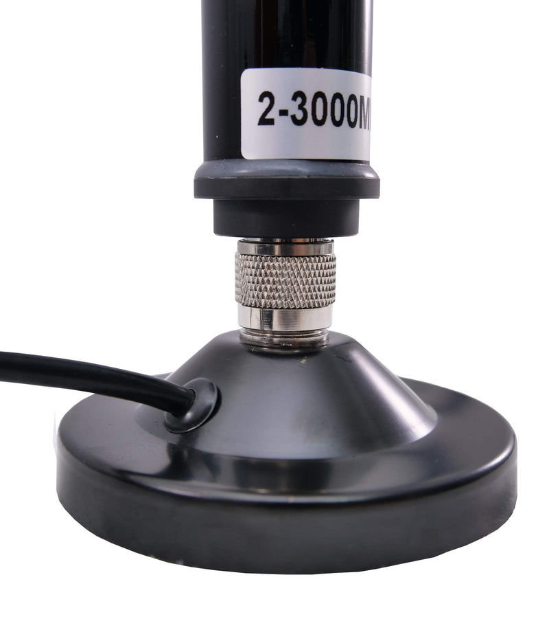 [Australia - AusPower] - 50 Ohm RF N Type to N 3.5 inch Antenna Magnet Mount Mobile with 16.4ft RG58U Cables Two Way Radio 