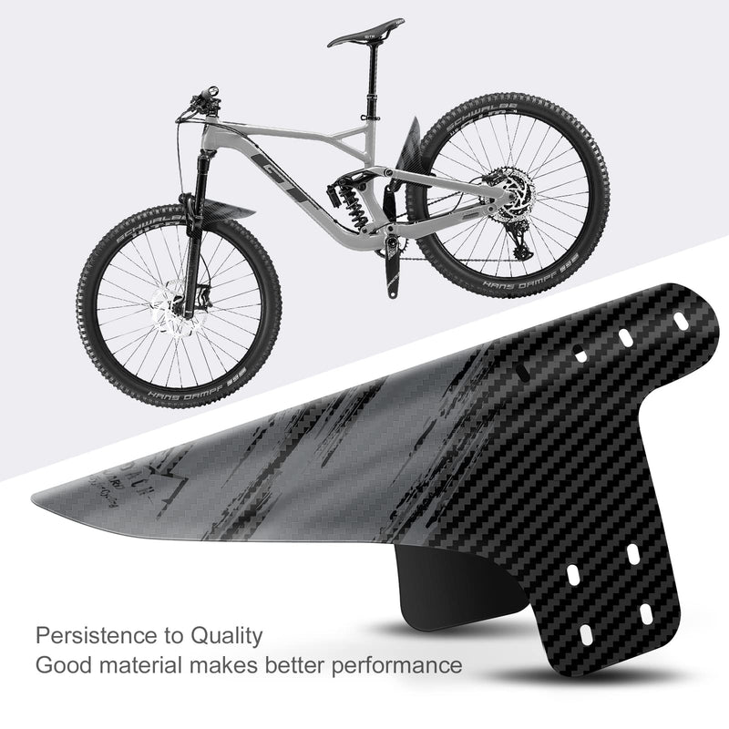 [Australia - AusPower] - NICEDACK Bike Fender, Adjustable MTB Mud Guard, Front and Rear Compatible Mudguards, Easy to Install, Fits 26", 27.5", 29" Fat Tire Bikes and All Disc Brake Bicycles 