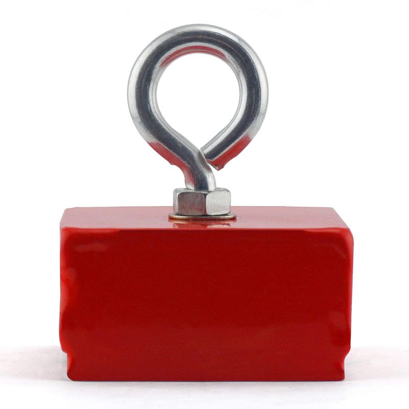 [Australia - AusPower] - Master Magnetics Strong Retrieving Magnet with Eyebolt and Nut, Fishing Magnet with Magnetic Shields, 07541 