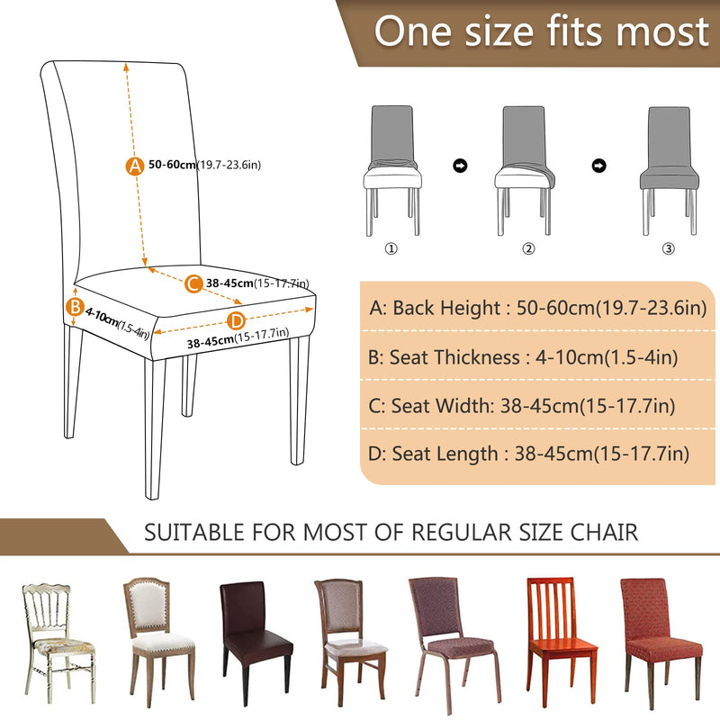 [Australia - AusPower] - xigua Easter Egg Stretch Chair Covers Set of 4 Removable Washable Dining Chair Slipcovers for Kitchen Dining Room Hotel Decor 4 Pack 
