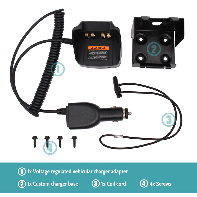 [Australia - AusPower] - Replace RLN4883 RLN4883B Vehicle Travel Car Charger for Motorola Radio HT750 HT1250 HT1250 GP328 GP338 GP340 GP380 Car Charger Base 