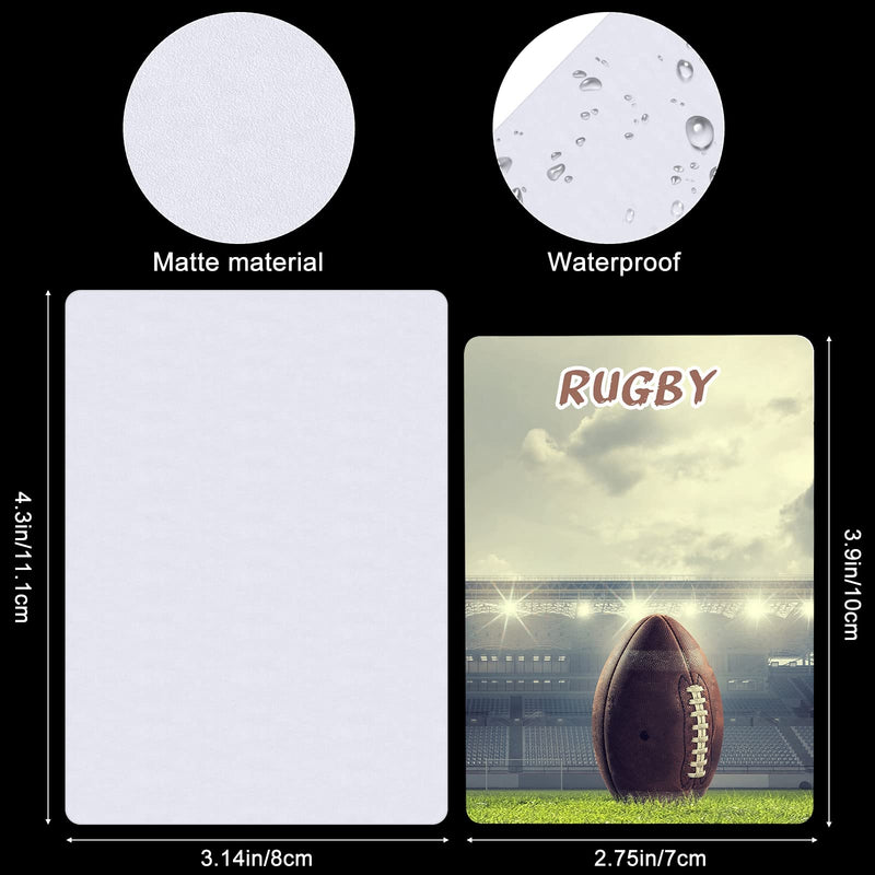 [Australia - AusPower] - 60 Pieces White Card Dividers Trading Card Dividers Frosted Style Brand Large Size Baseball Card Dividers for Games and Sports Cards 