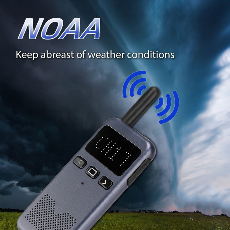 [Australia - AusPower] - Retevis RB19P GMRS Radio,Base Station Capable Two Way Radio,NOAA Weather,Emergency Alert,Mini Rechargeable Walkie Talkies Long Range for Adults 
