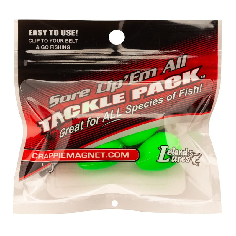 [Australia - AusPower] - Crappie Magnet Tackle Pack Kit - Fishing Lures, Jig Hooks, Split Shots - Designed to Catch Any Fish Including Bass, Crappie, Trout and More - Portable All Species Fishing Tackle Box 