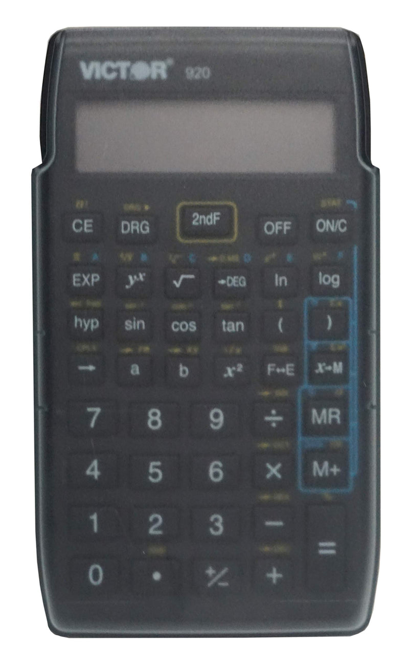 [Australia - AusPower] - Victor 10-Digit Compact Scientific Calculator, Black, 4.5"" x 2.6"" x 0.5""" 