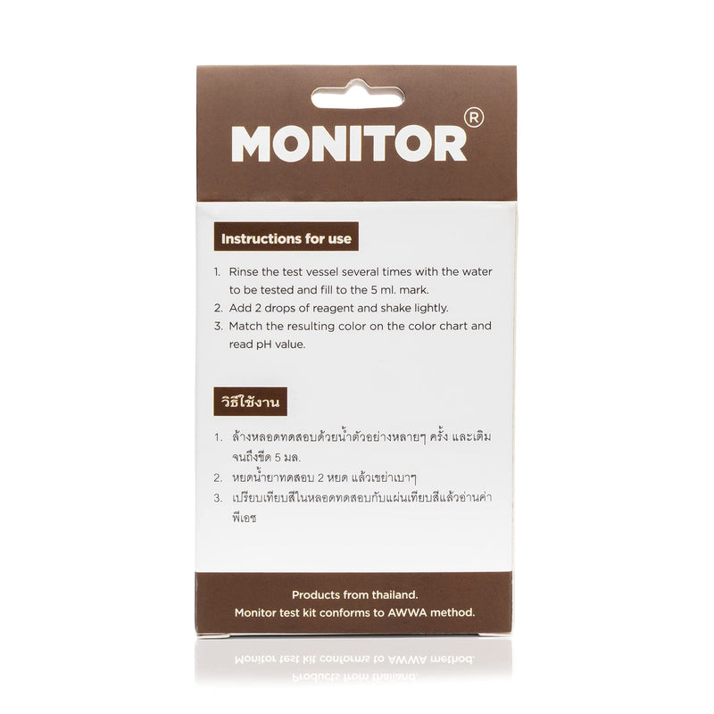 [Australia - AusPower] - Monitor pH 4.5-9.5 Test KIT (400 Tests) - Monitor Aquarium and aquaculture Water Quality 