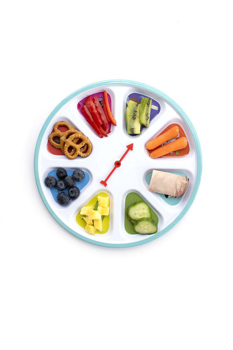 [Australia - AusPower] - SpinMeal Plate - Healthy Nutrition Plate for Picky Eaters - Spin the Arrow - Meals Are Fun Again 
