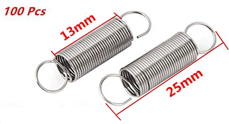 [Australia - AusPower] - 100 Pcs Metal Internal Pipe Bending Spring 0.5 x 6 x 26mm 
