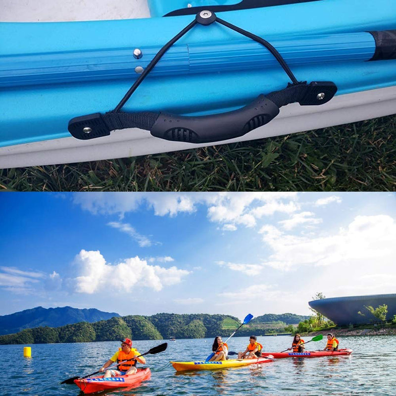 [Australia - AusPower] - Anndason 2 Pcs Black Kayak Canoe Boat Side Mount Carry Handles/Paddle Park Kayak Handles and Hardwares 