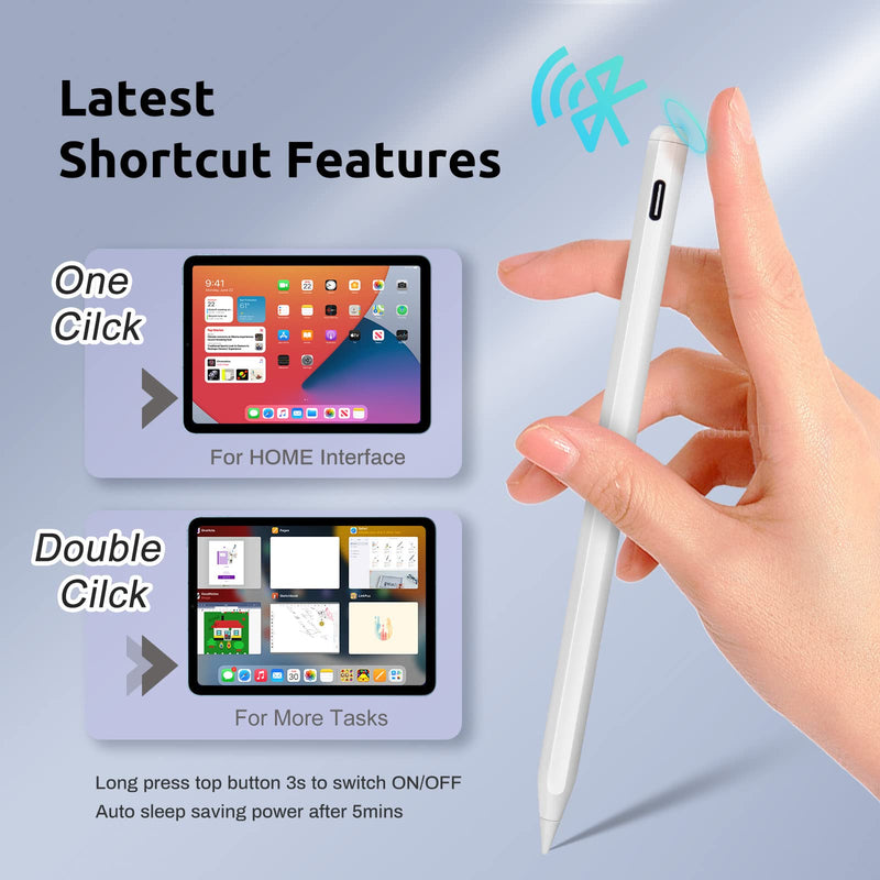[Australia - AusPower] - 2023 Magnetic Wireless Charging iPad Pencil -Same as Apple Pencil 2nd Generation Compatible with iPad 10th/9th/8th,iPad Air 4th/5th,iPad Mini 5th/6th,iPad Pro 11"&12.9" Stylus Drawing Writing Pen 