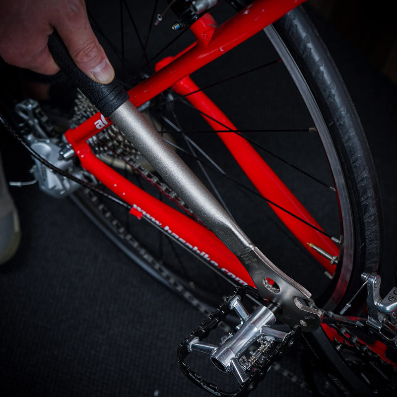 [Australia - AusPower] - BIKEHAND Bicycle Bike Pedal Wrench Extra Long Handle 350mm - Great Road Mountain Bike Pedal Removal Tool Spanner - 15mm 