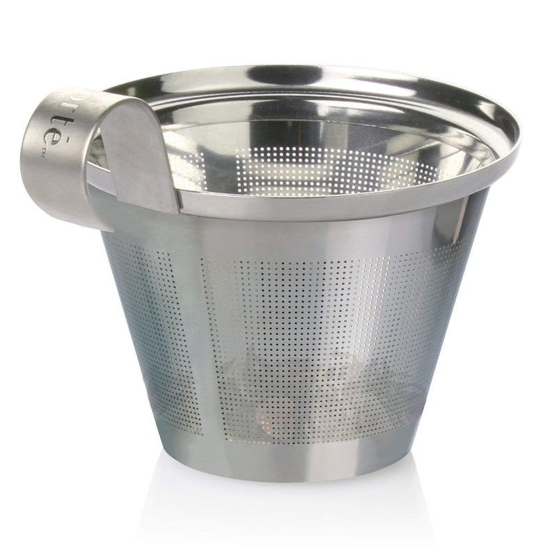 [Australia - AusPower] - Tea Forte Kati Cup Lotus, Ceramic Tea Infuser Cup with Infuser Basket and Lid for Steeping Loose Leaf Tea 