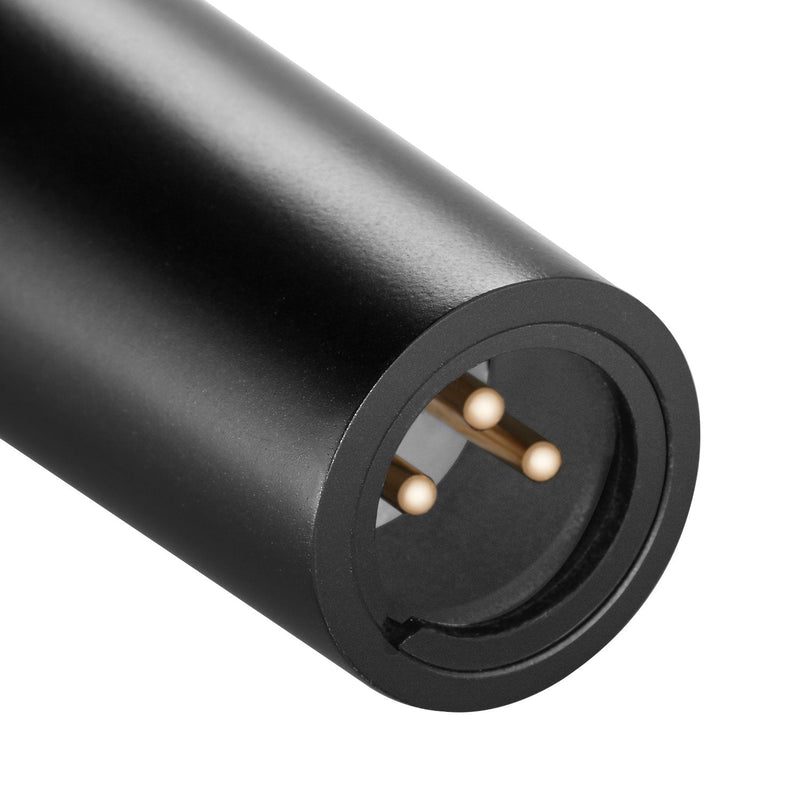 [Australia - AusPower] - Neewer Cardioid Dynamic Microphone with XLR Male to XLR Female Cable, Rigid Metal Construction for Professional Musical Instrument Pickup, Vocals, Broadcasting, Speech, Black (NW-040) 
