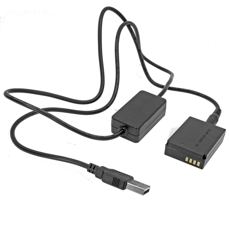 [Australia - AusPower] - USB to Dummy Battery Replacement for Canon LP-E12 40" Adapter Cable 