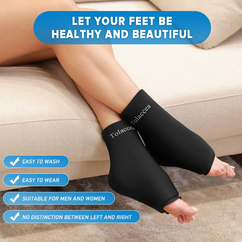 [Australia - AusPower] - Ankle Foot Ice Pack Wrap for Injuries, Reusable Gel Ice Pack for Hot and Cold Therapies, Flexible Cold Pack for Achilles Tendonitis,Plantar Fasciitis,Swelling,Sprained,Post-Surgery Recovery L-(pack of 1) 