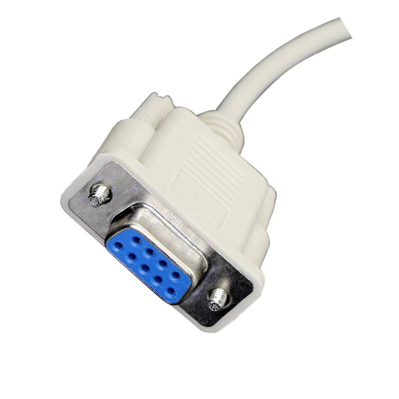 [Australia - AusPower] - PNGKNYOCN RS232 DB9 9 Pin Data Serial Cable, Male to Female DB9 Straight Through Extension Cable YOUCHENG for Computers, Printers, Scanners 8.5 Feet 