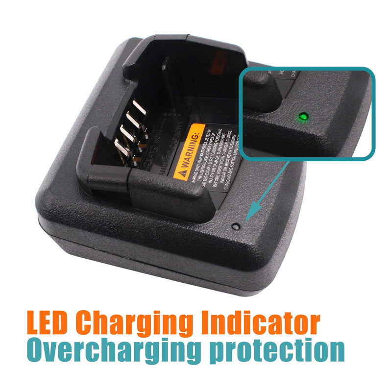 [Australia - AusPower] - Replace RLN6332A RLN6305 RLN6308 Charger Compatible for Motorola CP110 RDM2070D RDU4100 RDV5100 RDU2020 RDU2080D RDV2020 RDV2080D RDM2080 RDU4160D Radios 