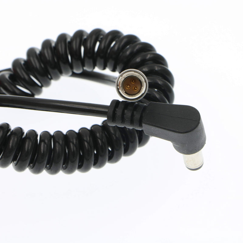 [Australia - AusPower] - Uonecn 3 pin Male to Right Angle DC Spring Cable for Tilta Cameras Power Cable 