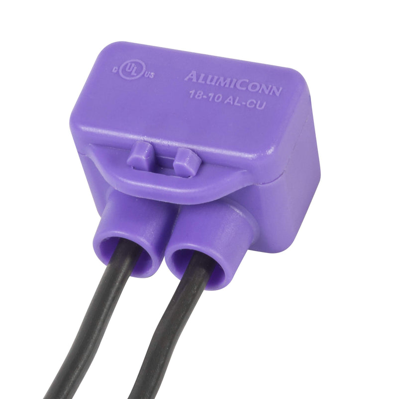 [Australia - AusPower] - King Innovation 95015 AlumiConn Wire Connector, 10 pk, Purple, Count 2 Port 