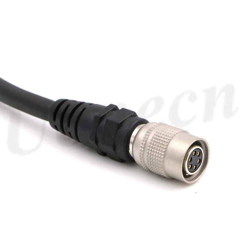 [Australia - AusPower] - Industrial Camera Power Trigger IO Signal Cable 6 Pin Hirose Female Plug for Basler AVT GIGE Sony CCD Industrial Camera 1 Meter Injection Version 1 Meter 