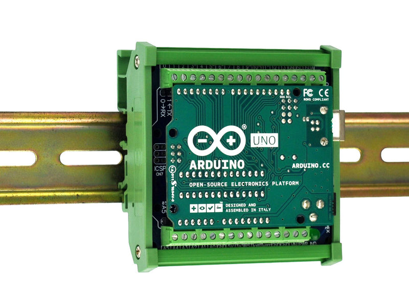 [Australia - AusPower] - DIN Rail Mount Pinout Breakout Terminal Block Module for Arduino UNO R3 