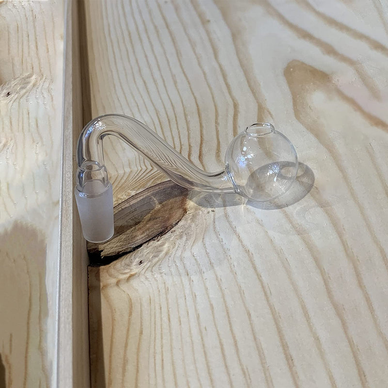 [Australia - AusPower] - JUNNEWW Household Items Made of Borosilicate Glass Glass Connecting Adapter 14mm (6Pcs) 1 