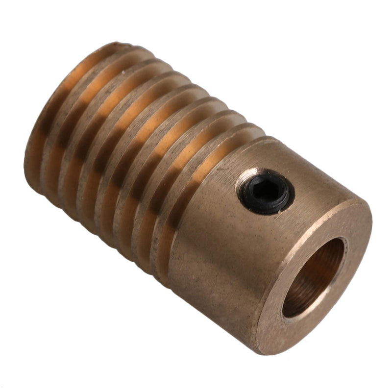 [Australia - AusPower] - CNBTR 0.5 Modulus Brass Gear Shaft Set 6mm Hole Dia + 50T Brass Wheel Set 1:50 Reduction Ratio 