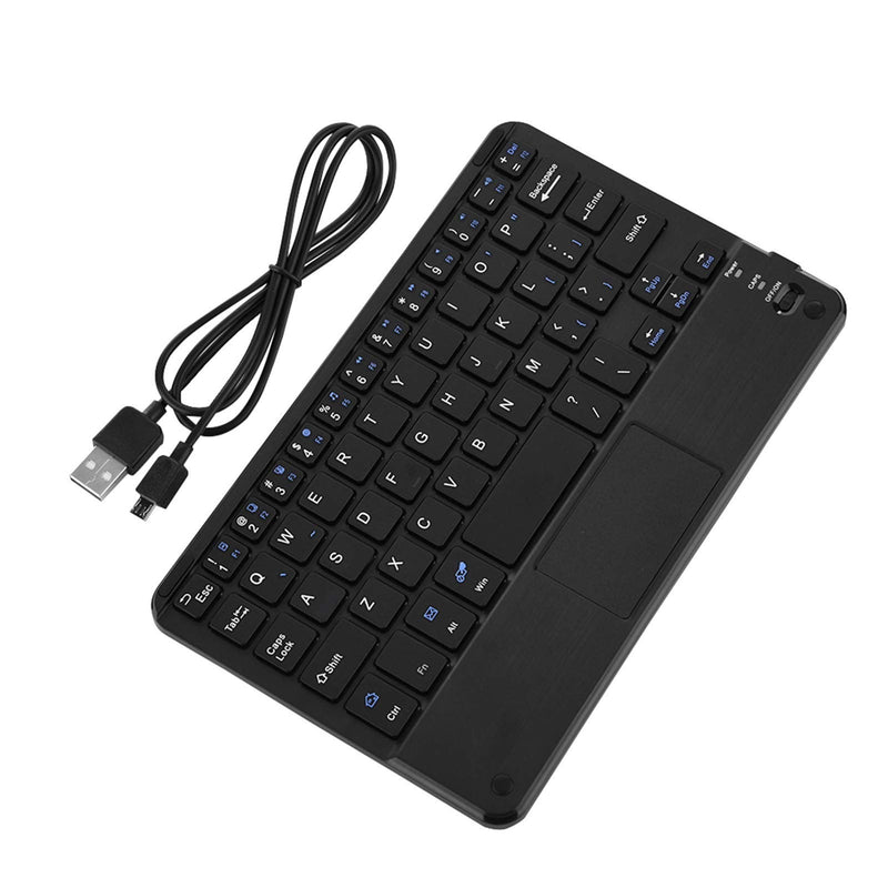 [Australia - AusPower] - Sanpyl Ultra‑Slim Wireless Keyboard, Mini 59 Keys Bluetooth Keyboard with Touchpad and 280mAh Battery Capacity for Tablet/Phone/Notebook/Desktop/Laptop 
