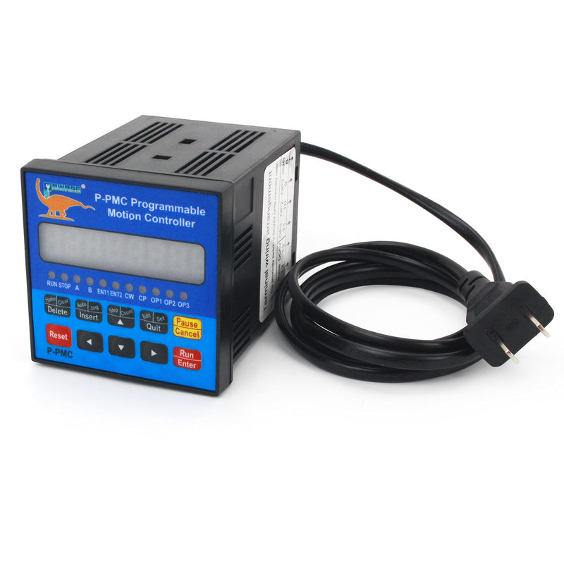 [Australia - AusPower] - Single Axis CNC Motion Programmable Controller 40KHz 1 axis CNC System P-PMC Manual Control Operation Parameter Setting Function for Stepper Motor Servo Motor 3 output 6 input 