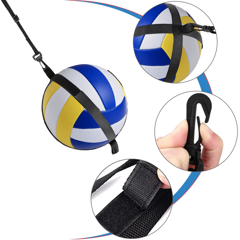 [Australia - AusPower] - TOBWOLF Volleyball Spike Trainer, Volleyball Spike Training System for Column, Volleyball Equipment Training Aid Improves Serving, Jumping, Arm Swing Mechanics and Spiking Power 