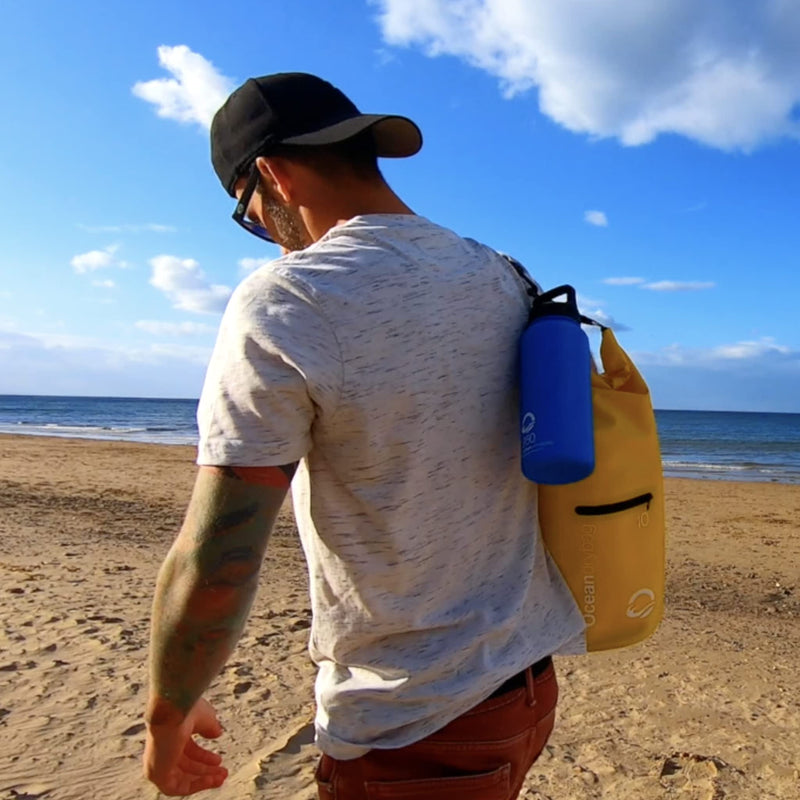 [Australia - AusPower] - Ocean Dry Bag 10L 20L 40L Waterproof All Weather Durable Lightweight Floating Dry Bags Marine Bags Waterproof Back Pack Dry Bags for Kayaking - Free Mobile Phone Case 10L Black 