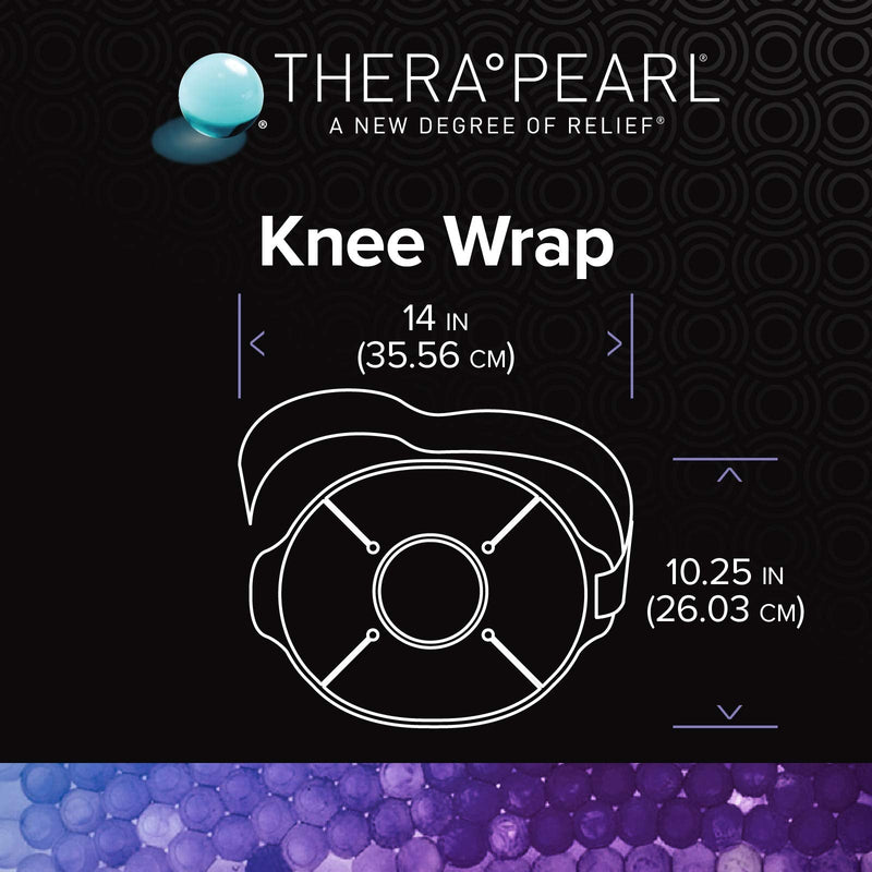[Australia - AusPower] - TheraPearl Color Changing Hot Cold Pack for Knee, Reusable Knee Wrap with Strap & Gel Beads, Best Ice Bag for Swelling, ACL & MCL Surgery, Sports Injuries, Non Toxic Flexible Hot & Cold Compress New Version 