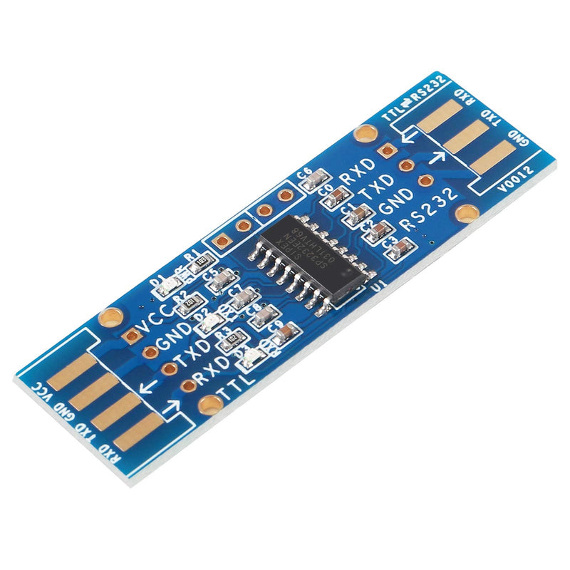 [Australia - AusPower] - 3pcs TTL to RS232 Module TTL RS232 Mutual Conversion Module Serial Level Conversion to SP232 for MCU, ARM, FPGA, for Arduino TTL Serial Port communicates with RS232 Level Device 