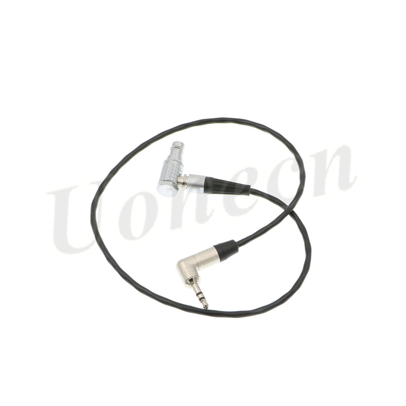 [Australia - AusPower] - Uonecn Sound Device Time Code Cable Right Angle 3.5mm to 0B 5 pin Male Tentacle Sync Adapter Cable 