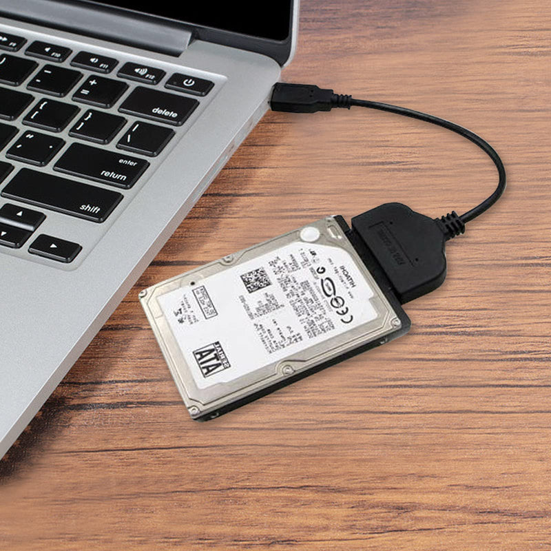 [Australia - AusPower] - USB 3.0 SATA III Hard Drive Adapter Cable with SSD Mounting Bracket, SourceTon SATA to USB Adapter Cable and 2.5" to 3.5" Drive Bay for SSD/HDD Data Transfer 