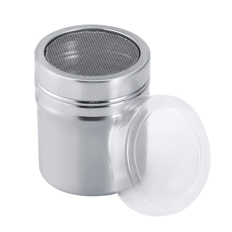 [Australia - AusPower] - Condiment Pot 401 Stainless Steel Durable Spice Jar Season Coffee Bottle Sugar Storage Container Kitchen Tool Home Restaurant(M) M 