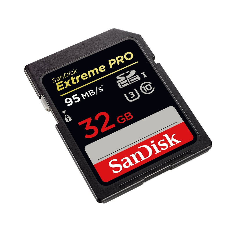 [Australia - AusPower] - SanDisk Extreme PRO 32GB up to 95MB/s UHS-I/U3 SDHC Flash Memory Card - SDSDXPA-032G-X46 32 GB Standard Packaging 