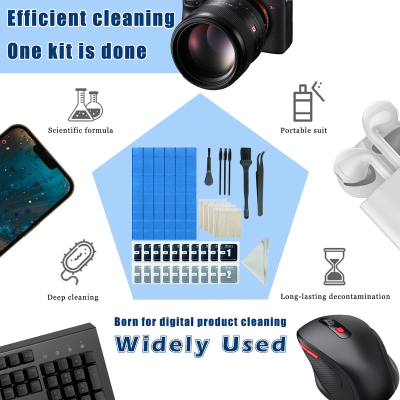 [Australia - AusPower] - for Airpod Cleaning Kit, for Airpod Cleaner Kit Phone Cleaning Kit for iPhone Cleaning Kit Jack Charger Port Hole Plug Speaker Earbud Cleaner Tool for Cameras Keyboards Headphones A kit 