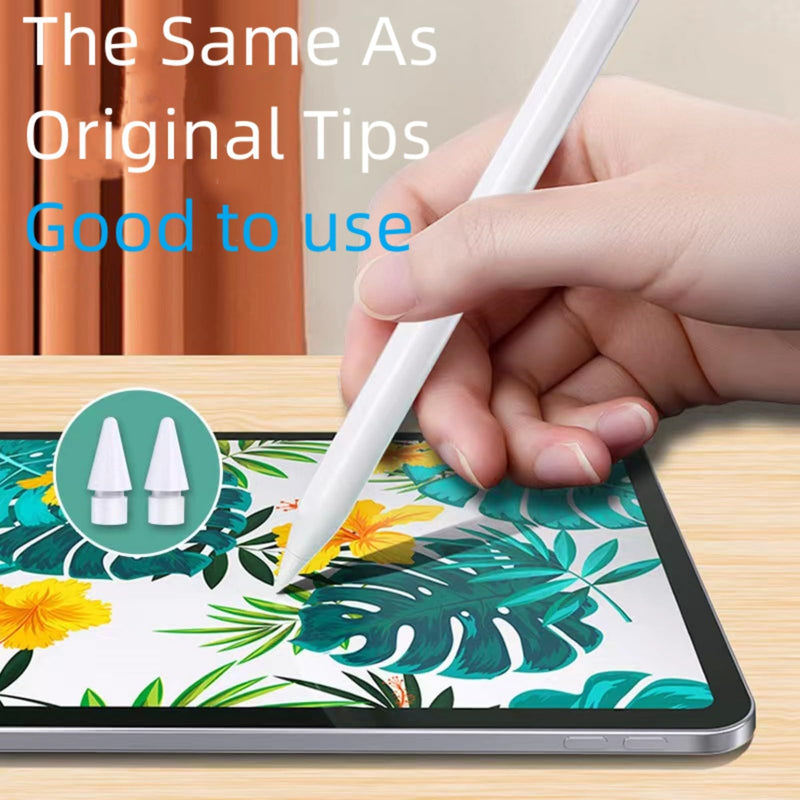 [Australia - AusPower] - MOLIZHITIAN for Apple Pencil Tips,Nibs Replacement Compatible with Apple Pencil 2nd Generation, Apple Pencil 1st Generation,iPencil Tip Paper Feel 5 Pack,iPad Pen 1/2 Gen Nibs (White) White 
