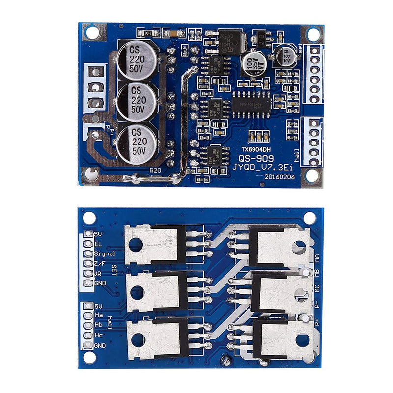 [Australia - AusPower] - Brushless Motor Controller DC 12V-36V 500W 15A Hall BLDC Motor Balanced Car Driver Board 