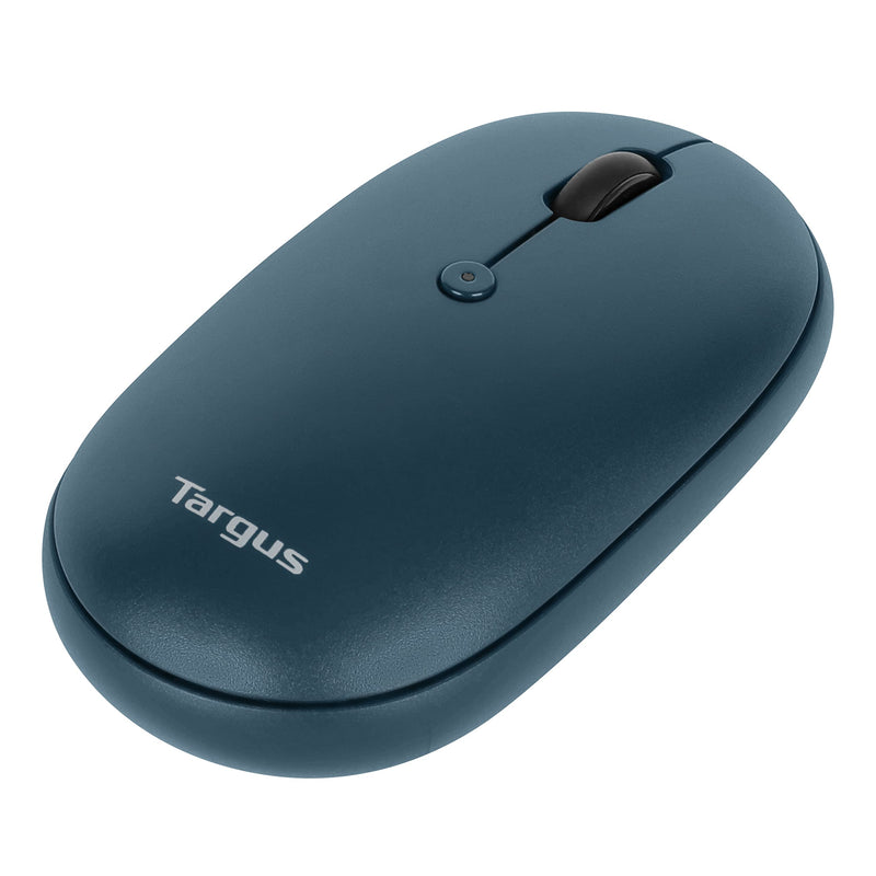 [Australia - AusPower] - Targus Ambidextrous Bluetooth Mouse for PC/Mac, Multi-Device Connectivity Mouse for Laptop or Desktop, Wireless Mouse PC/Mac Cordless Computer Mouse, Blue (PMB58102GL) 