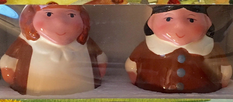 [Australia - AusPower] - Publix The Lilgrim Pair Pilgrim Salt and Pepper Shakers 