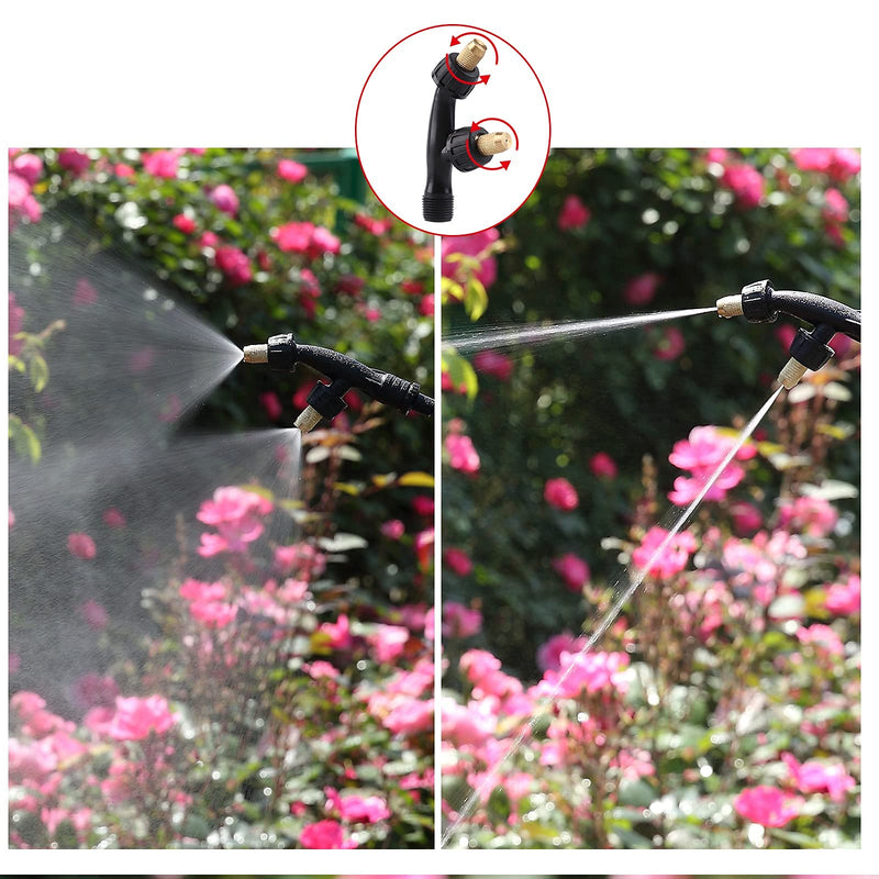 [Australia - AusPower] - Aimela Solid Brass Nozzle, Cone-shaped Adjustable Nozzle, Direct Atomization of Two Models, Suitable for Knapsack Sprayer, Garden Spray, Agricultural Greenhouse Spray Equipment, etc. 