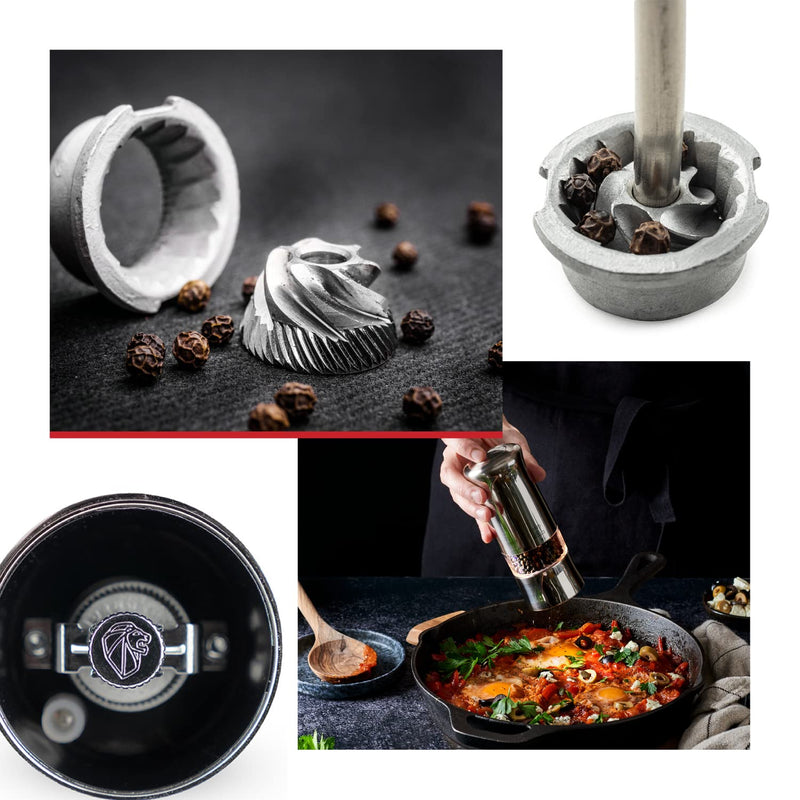 [Australia - AusPower] - Peugeot Zeli Pepper Mill, Brushed Chrome 