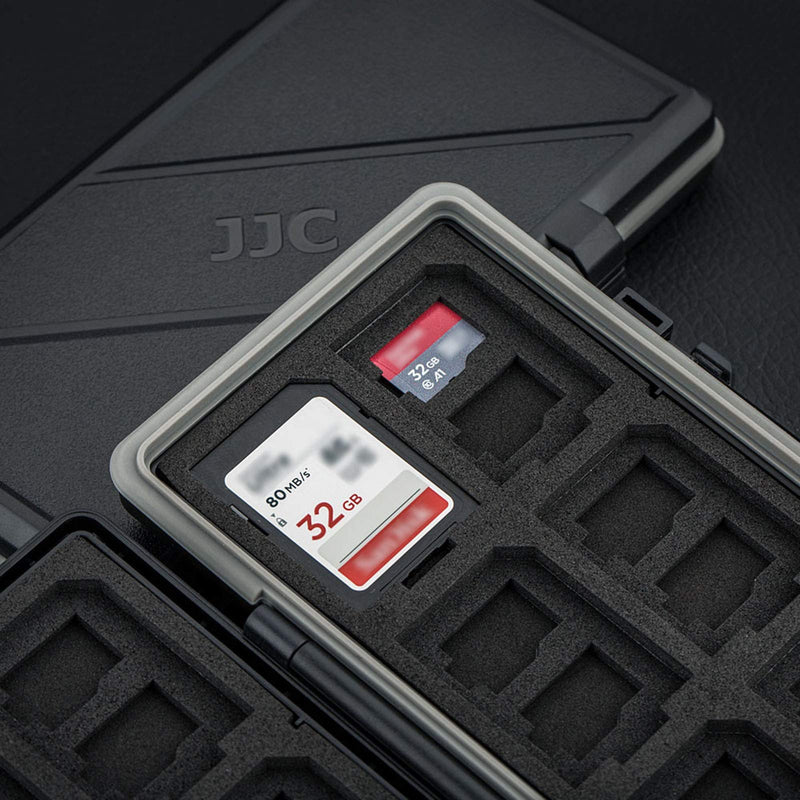 [Australia - AusPower] - 36 Slots Memory Card Case Water-Resistant Anti-Shock Memory Card Wallet for 24 Micro SD SDXC SDHC TF Cards and 12 SD SDXC SDHC Cards 