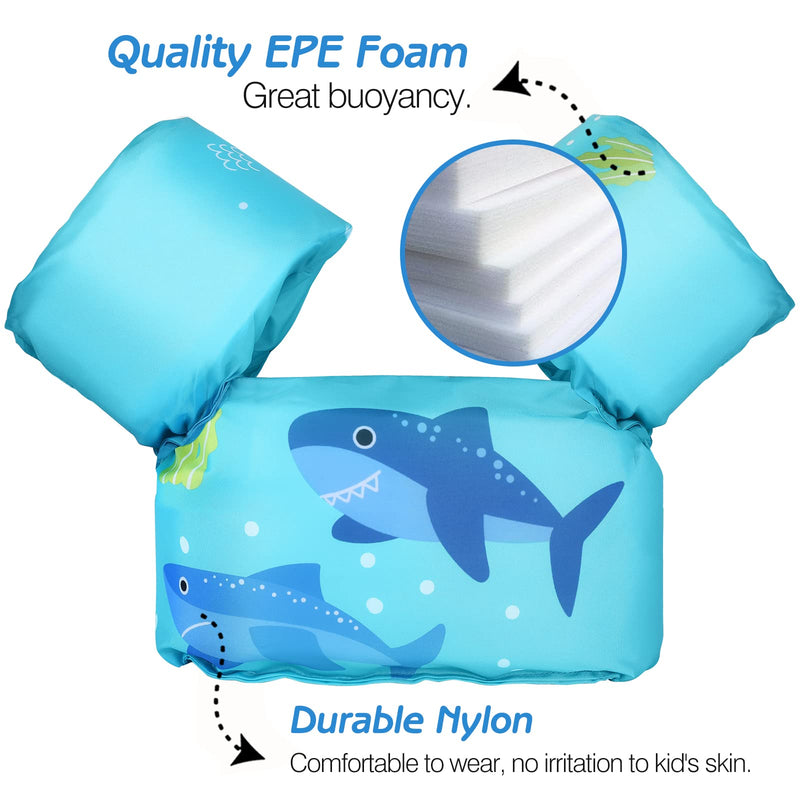 [Australia - AusPower] - MoKo Swim Arm Band for Kids, Children Swim Vest Cute Cartoon Swimming Wings Pool Floats Sleeve Children Water Sports Learning Swim Training Equipment 