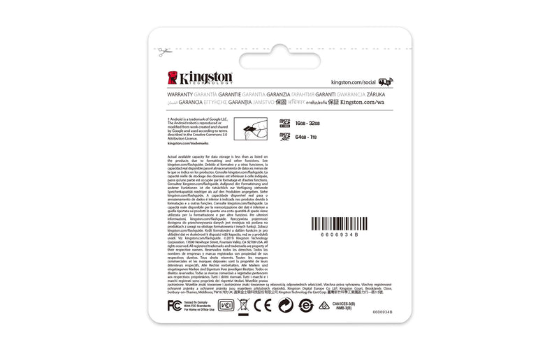 [Australia - AusPower] - Kingston 128GB microSDXC Canvas Select Plus 100MB/s Read A1 Class 10 UHS-I Memory Card + Adapter (SDCS2/128GB) microSD Card Fast (Up to 100 MB/s) Single 